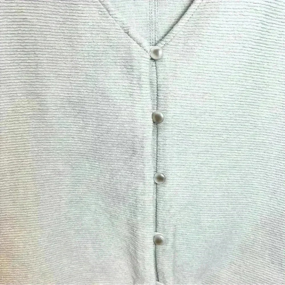 Madewell Women’s Texture & Thread Button Front Tie Tank Top Size X-Small - Picture 3 of 8